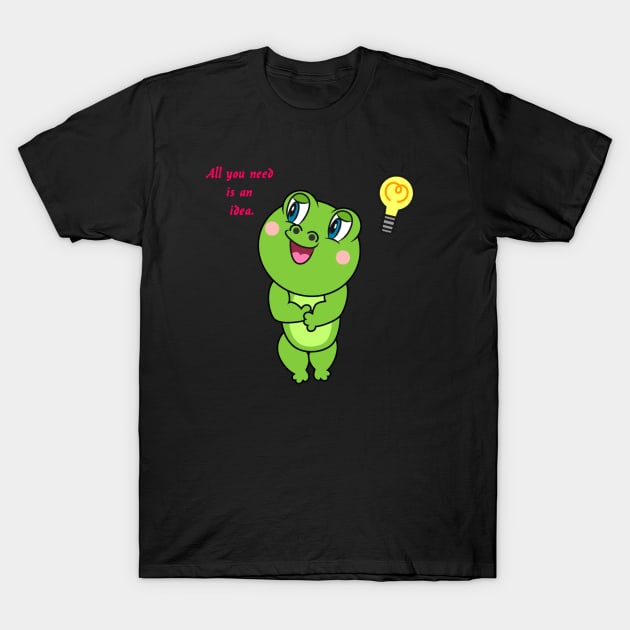 Inventor frog T-Shirt by shirtsandmore4you